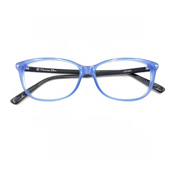 Christian Dior CD 3271 Blue Black Eyeglasses Frames 53-13 140 Italy Designer - Picture 12 of 12